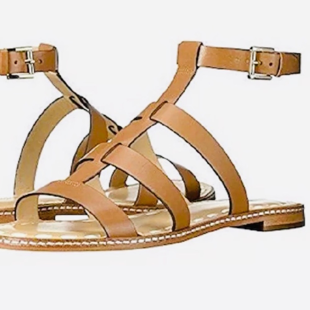MICHAEL KORS - LEATHER SANDALS - Picture 3 of 7